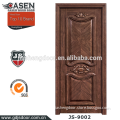 2016 hot sale new modern walnut carving wooden doors villa entrance wood design door